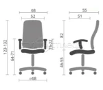 Крісло геймерське Фарго тканина