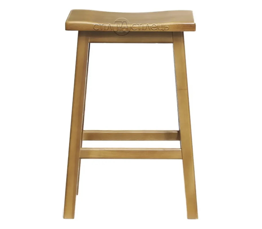 Табурет барний дерев'яний Хвиля