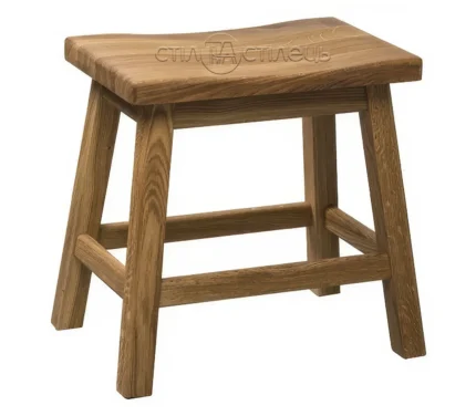 Табурет кухонний дерев'яний Хвиля